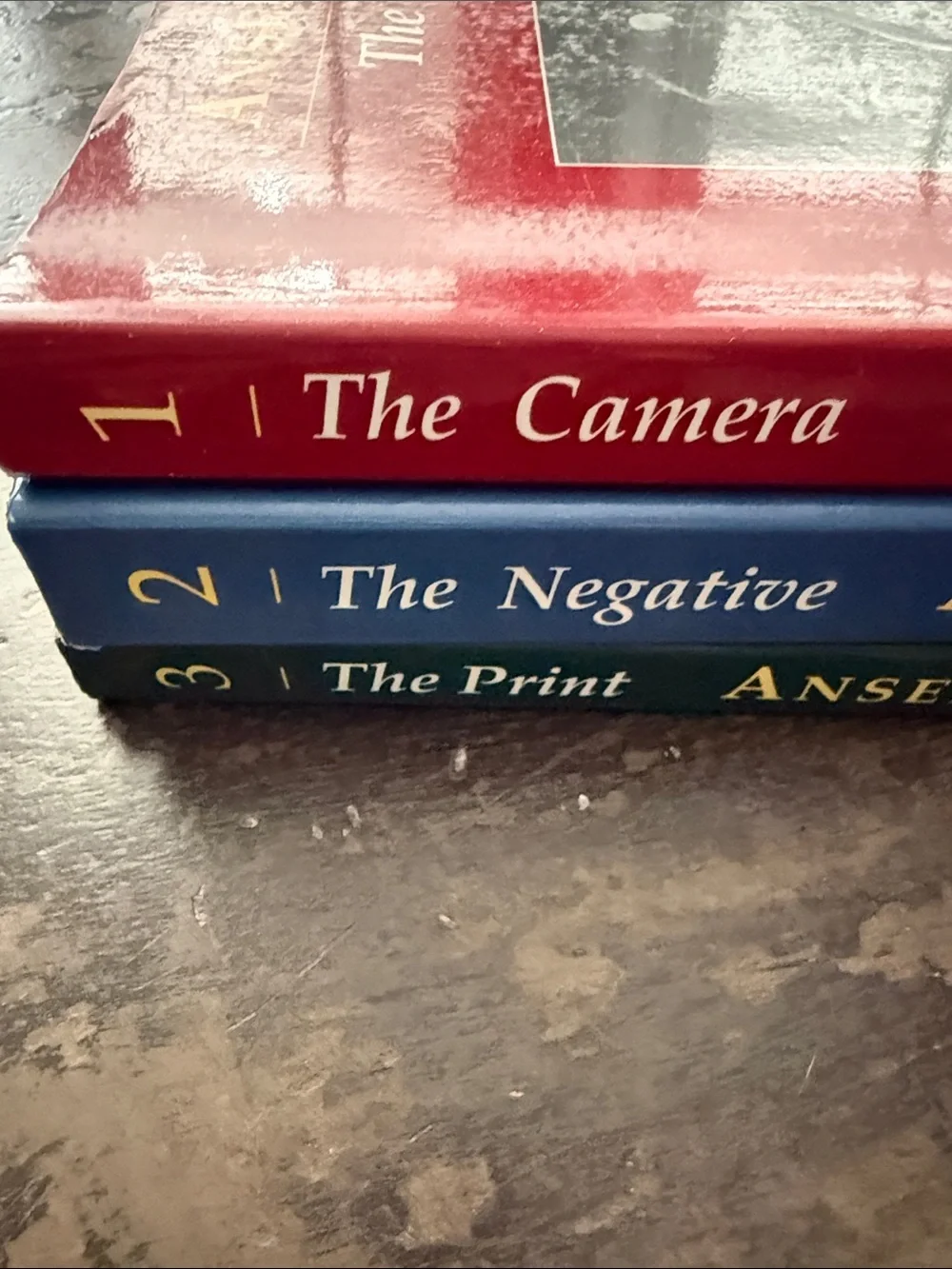 The Ansel Adams Photography Series 1, 2, 3 The Camera, The Negative, The Print